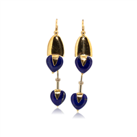 Orecchini Idee Preziose dal 1987 Donna in Oro giallo Lapislazzulo IP.OK18G/13 - IP.OK18G/13